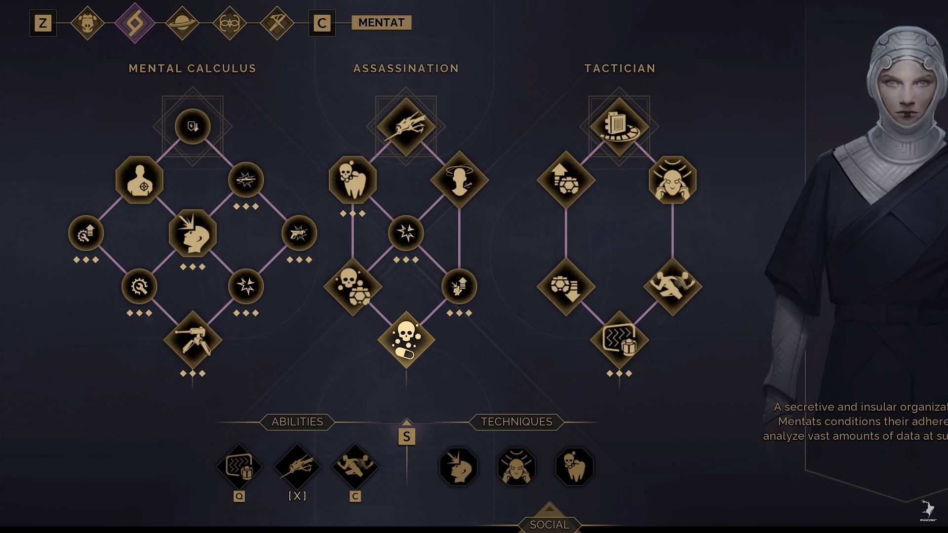 Dune features multiple techniques and ability combinations (Image via Funcom)
